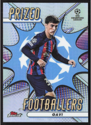 Gavi, Card, Topps Finest UEFA Champions League 2022-23, INSERT