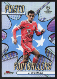 Jamal Musiala, Kartička, Topps Finest UEFA Champions League 2022-23, INSERT