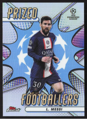 Lionel Messi, Card, Topps Finest UEFA Champions League 2022-23, INSERT