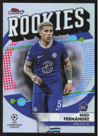 Enzo Fernandez, Kartička, Topps Finest UEFA Champions League 2022-23, INSERT