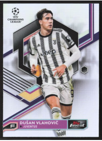 Dusan Vlahovic, Kartička, Topps Finest UEFA Champions League 2022-23, Refractor