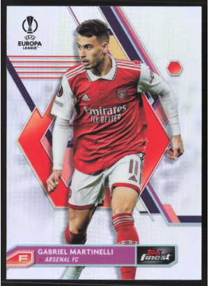 Gabriel Martinelli, Card, Topps Finest UEFA Champions League 2022-23, BASE