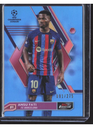 Ansu Fati, Card, Topps Finest UEFA Champions League 2022-23, LIMIT