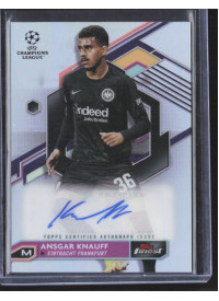 Ansgar Knauff, Kartička, Topps Finest UEFA Champions League 2022-23, AUTOGRAPH