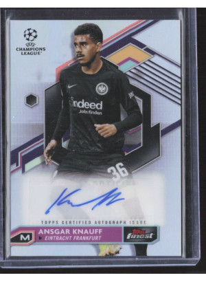 Ansgar Knauff, Card, Topps Finest UEFA Champions League 2022-23, AUTOGRAPH