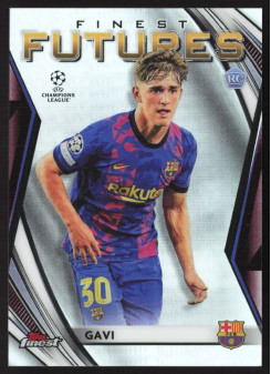 Gavi, Kartička, Topps UEFA Champions League Finest 2021-2022, INSERT