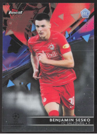 Benjamin Sesko, Kartička, Topps UEFA Champions League Finest 2021-2022, BASE