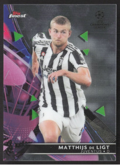 Matthijs de Ligt, Kartička, Topps UEFA Champions League Finest 2021-2022, BASE