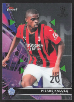 Pierre Kalulu, Kartička, Topps UEFA Champions League Finest 2021-2022, BASE