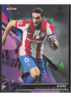 Koke, Kartička, Topps UEFA Champions League Finest 2021-2022, BASE