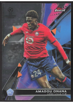 Amadou Onana, Kartička, Topps UEFA Champions League Finest 2021-2022, BASE