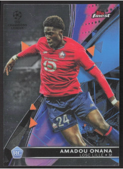 Amadou Onana, Kartička, Topps UEFA Champions League Finest 2021-2022, BASE