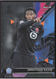 Jonathan David, Kartička, Topps UEFA Champions League Finest 2021-2022, BASE