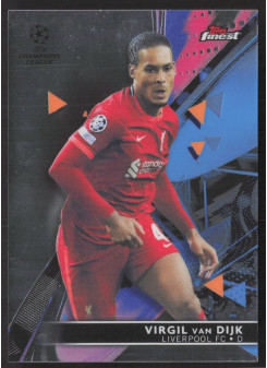 Virgil van Dijk, Kartička, Topps UEFA Champions League Finest 2021-2022, BASE