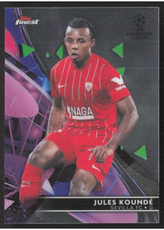 Jules Kounde, Kartička, Topps UEFA Champions League Finest 2021-2022, BASE
