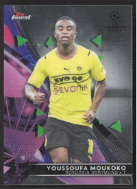Youssoufa Moukoko, Kartička, Topps UEFA Champions League Finest 2021-2022, BASE