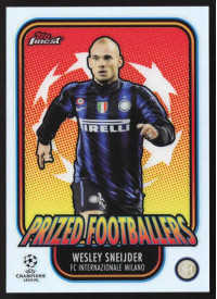 Wesley Sneijder, Kartička, Topps UEFA Champions League Finest 2020-2021, INSERT