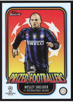 Wesley Sneijder, Kartička, Topps UEFA Champions League Finest 2020-2021, INSERT