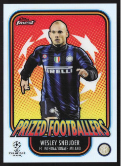 Wesley Sneijder, Kartička, Topps UEFA Champions League Finest 2020-2021, INSERT