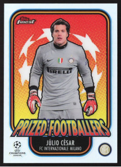 Julio Cesar, Kartička, Topps UEFA Champions League Finest 2020-2021, INSERT