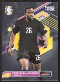 Youssoufa Moukoko, Kartička, 2024 Topps Finest Road to UEFA Euro , BASE
