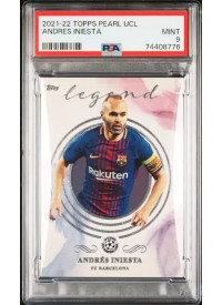 Andres Iniesta, Card, 2021-22 Topps Pearl UEFA Champions League, BASE
