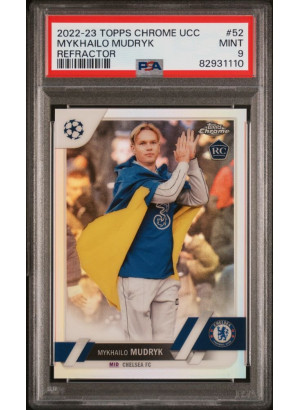 Mykhailo Mudryk, Card, Topps Chrome UEFA Club Competitions 2022-2023, Refractor