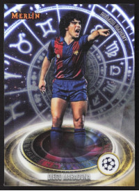 Diego Maradona, Card, Topps Merlin Chrome UEFA Club Competitions 2023-24, INSERT