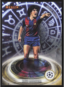 Diego Maradona, Kartička, Topps Merlin Chrome UEFA Club Competitions 2023-24, INSERT