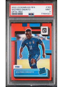 Wilfried Gnonto, Kartička, 2022-23 Panini Donruss Soccer, GRADED, PSA 9