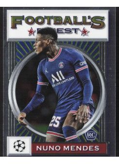 Nuno Mendes, Kartička, 2021-22 Topps Finest Flashback UEFA Champions League, BASE
