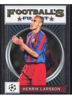 Henrik Larsson, Kartička, 2021-22 Topps Finest Flashback UEFA Champions League, BASE