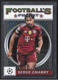 Serge Gnabry, Kartička, 2021-22 Topps Finest Flashback UEFA Champions League, BASE