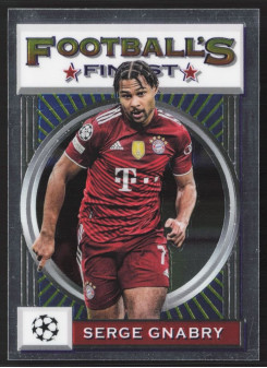 Serge Gnabry, Kartička, 2021-22 Topps Finest Flashback UEFA Champions League, BASE