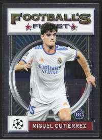 Miguel Gutiérrez, Kartička, 2021-22 Topps Finest Flashback UEFA Champions League, BASE