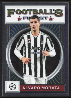 Alvaro Morata, Kartička, 2021-22 Topps Finest Flashback UEFA Champions League, BASE