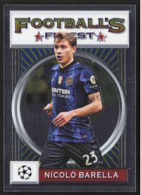 Nicolò Barella, Kartička, 2021-22 Topps Finest Flashback UEFA Champions League, BASE