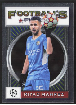 Riyad Mahrez, Kartička, 2021-22 Topps Finest Flashback UEFA Champions League, BASE