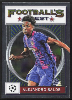 Alejandro Balde, Kartička, 2021-22 Topps Finest Flashback UEFA Champions League, BASE