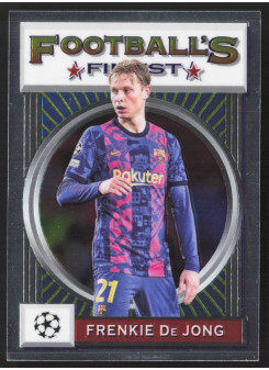 Frenkie De Jong, Kartička, 2021-22 Topps Finest Flashback UEFA Champions League, BASE