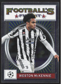 Weston McKennie, Kartička, 2021-22 Topps Finest Flashback UEFA Champions League, BASE