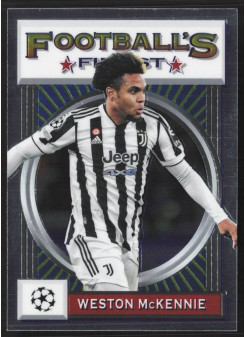 Weston McKennie, Kartička, 2021-22 Topps Finest Flashback UEFA Champions League, BASE