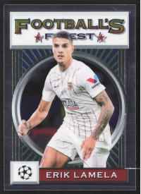 Erik Lamela, Kartička, 2021-22 Topps Finest Flashback UEFA Champions League, BASE
