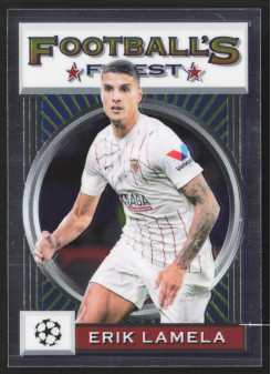Erik Lamela, Kartička, 2021-22 Topps Finest Flashback UEFA Champions League, BASE