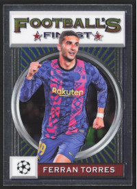 Ferran Torres, Kartička, 2021-22 Topps Finest Flashback UEFA Champions League, BASE