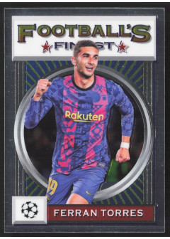 Ferran Torres, Kartička, 2021-22 Topps Finest Flashback UEFA Champions League, BASE