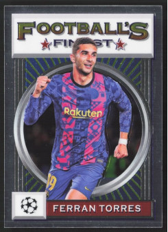 Ferran Torres, Kartička, 2021-22 Topps Finest Flashback UEFA Champions League, BASE