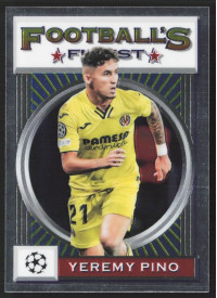 Yeremy Pino, Kartička, 2021-22 Topps Finest Flashback UEFA Champions League, BASE