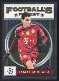 Jamal Musiala, Kartička, 2021-22 Topps Finest Flashback UEFA Champions League, BASE