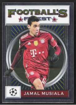Jamal Musiala, Kartička, 2021-22 Topps Finest Flashback UEFA Champions League, BASE